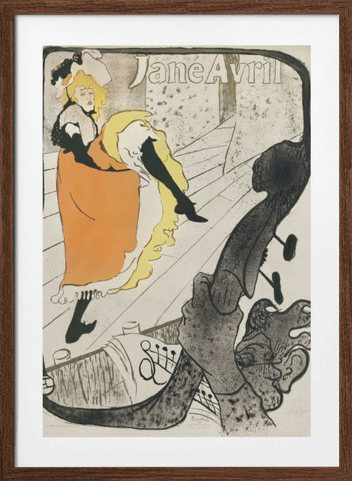 Jane Avril (1893) Framed Art Modern Wall Decor