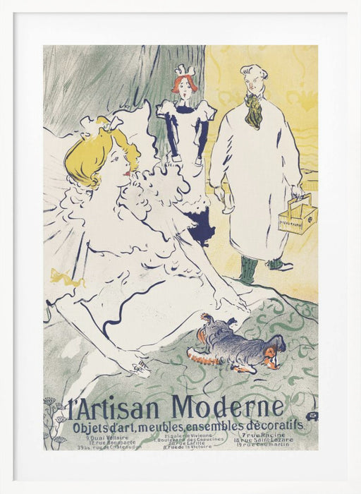 Artisan Moderne (1896) Framed Art Modern Wall Decor