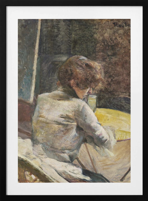 Waiting (ca.1887) Framed Art Modern Wall Decor