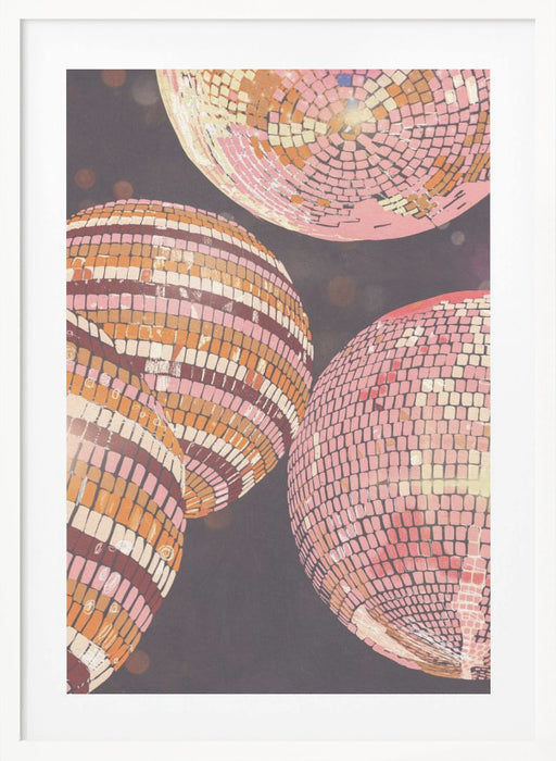 Disco balls Framed Art Wall Decor