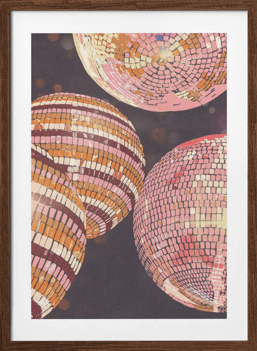 Disco balls Framed Art Wall Decor