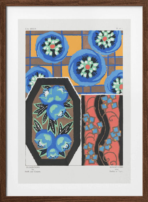 Pattern 01 Framed Art Modern Wall Decor