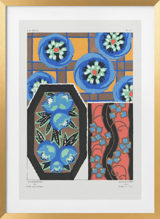 Pattern 01 Framed Art Modern Wall Decor