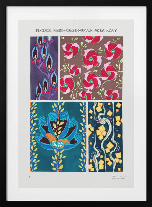 Pattern 03 Framed Art Modern Wall Decor