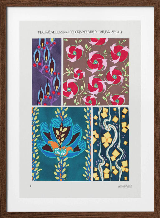 Pattern 03 Framed Art Modern Wall Decor