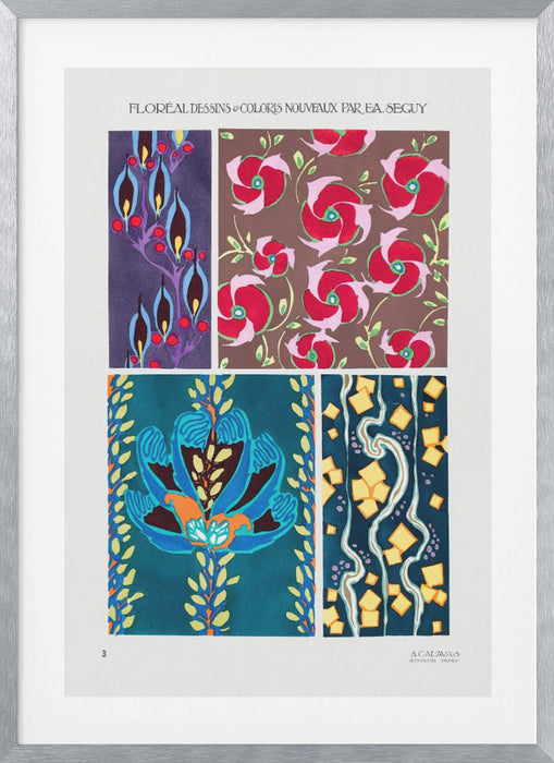 Pattern 03 Framed Art Modern Wall Decor