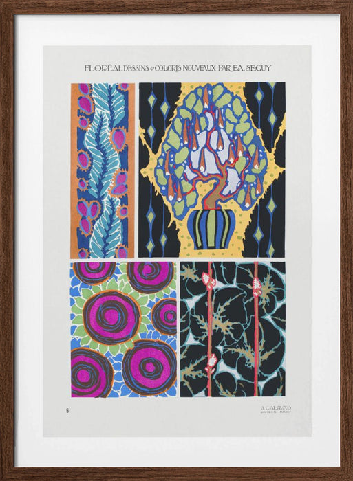 Pattern 05 Framed Art Modern Wall Decor