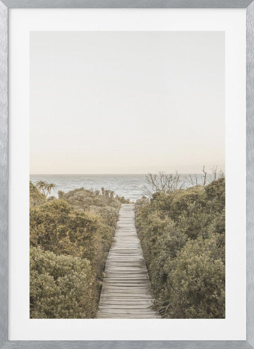 Boardwalk Framed Art Modern Wall Decor