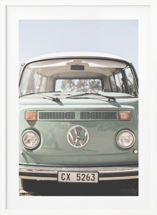 Vw Kombi Framed Art Modern Wall Decor