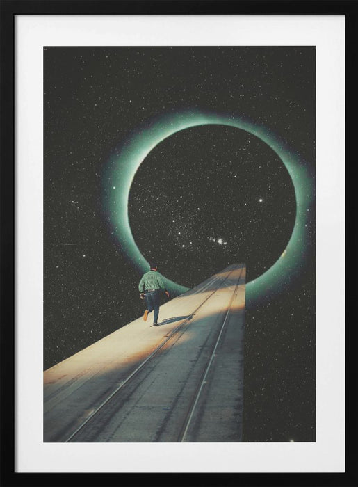 Escaping Into the Void Framed Art Modern Wall Decor