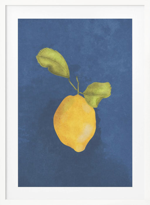 Just a little lemon Framed Art Modern Wall Decor