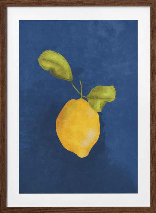 Just a little lemon Framed Art Modern Wall Decor