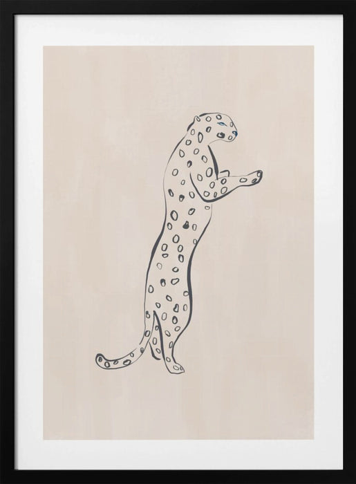 Leopard Framed Art Modern Wall Decor