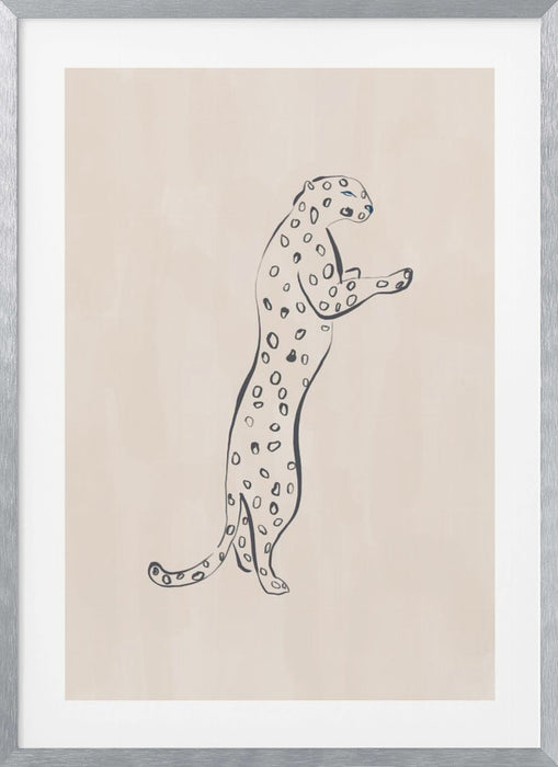 Leopard Framed Art Modern Wall Decor