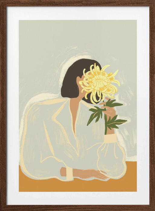 Thecrysanthemum Framed Art Modern Wall Decor