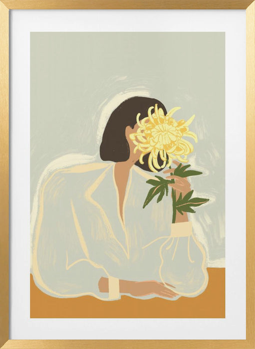 Thecrysanthemum Framed Art Modern Wall Decor