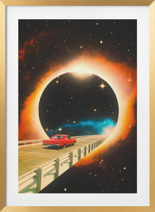 A Space Journey Begins Framed Art Modern Wall Decor