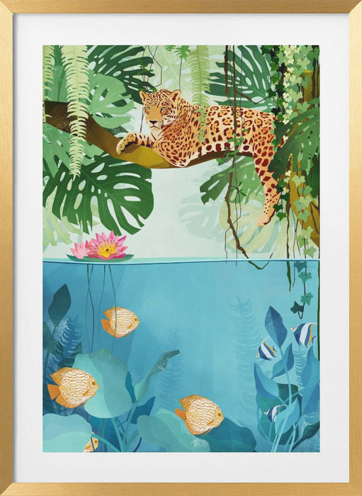 Welcome To the Jungle Framed Art Wall Decor