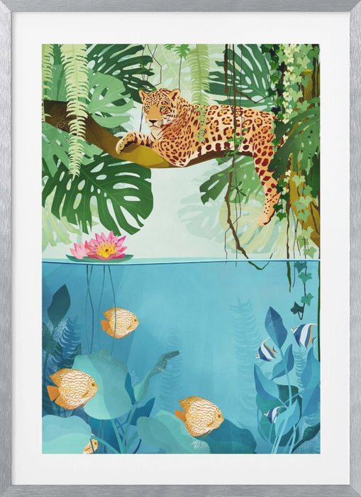 Welcome To the Jungle Framed Art Wall Decor