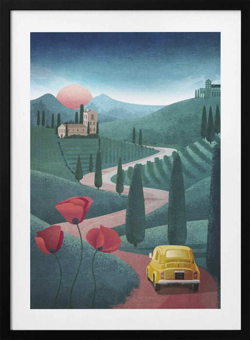 Tuscany Framed Art Modern Wall Decor