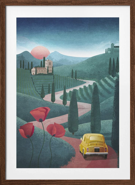 Tuscany Framed Art Modern Wall Decor