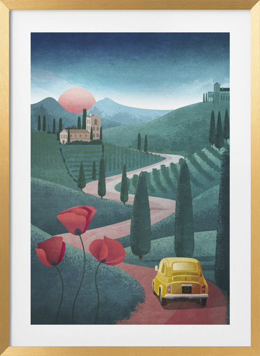 Tuscany Framed Art Modern Wall Decor