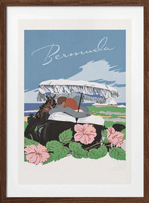 Bermuda (1940 1950) By Adolph Treidler Framed Art Wall Decor