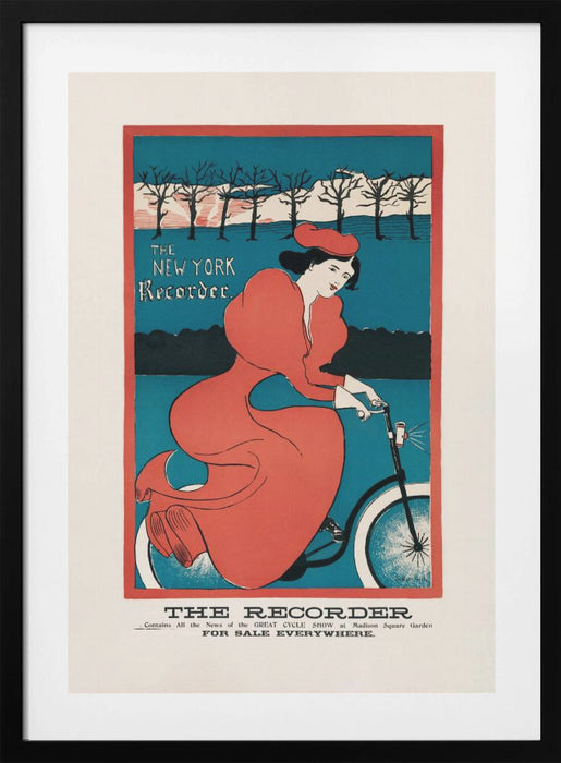 The New York Recorder (1895) By G. F. Scotson Clark Framed Art Wall Decor