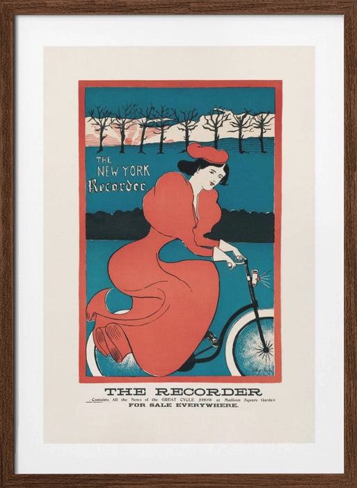 The New York Recorder (1895) By G. F. Scotson Clark Framed Art Wall Decor