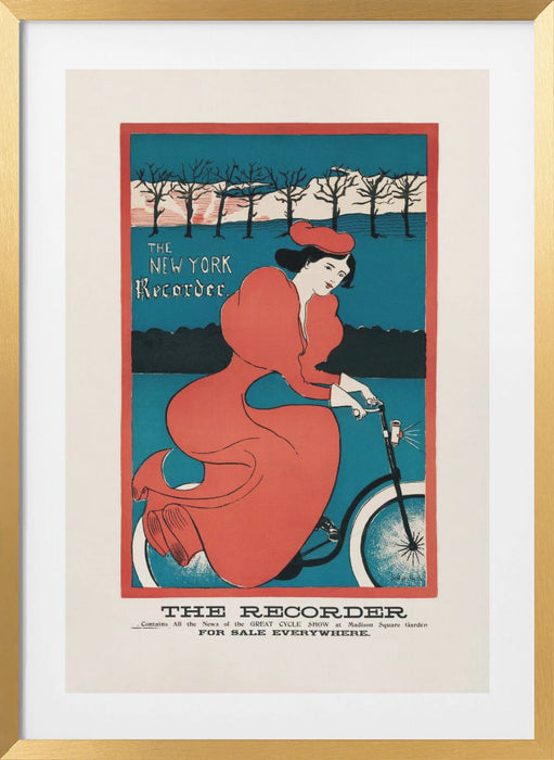 The New York Recorder (1895) By G. F. Scotson Clark Framed Art Wall Decor