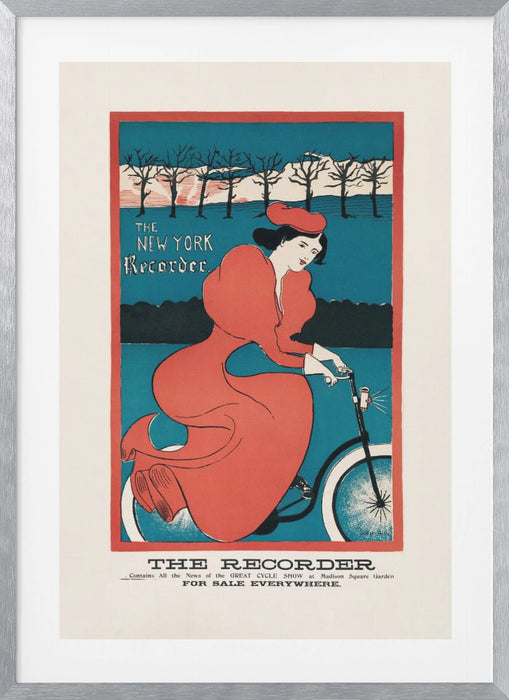 The New York Recorder (1895) By G. F. Scotson Clark Framed Art Modern Wall Decor