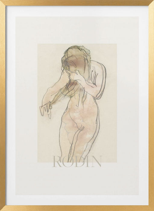 Study of Nude Framed Art Modern Wall Decor