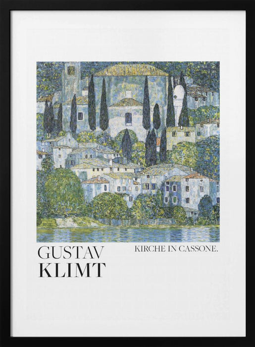 Kirche In Cassone (1913) Poster Framed Art Modern Wall Decor