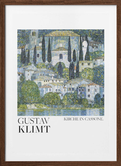 Kirche In Cassone (1913) Poster Framed Art Modern Wall Decor