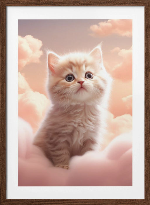 Kitty 3 Framed Art Modern Wall Decor