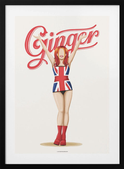 Ginger Spice Framed Art Modern Wall Decor