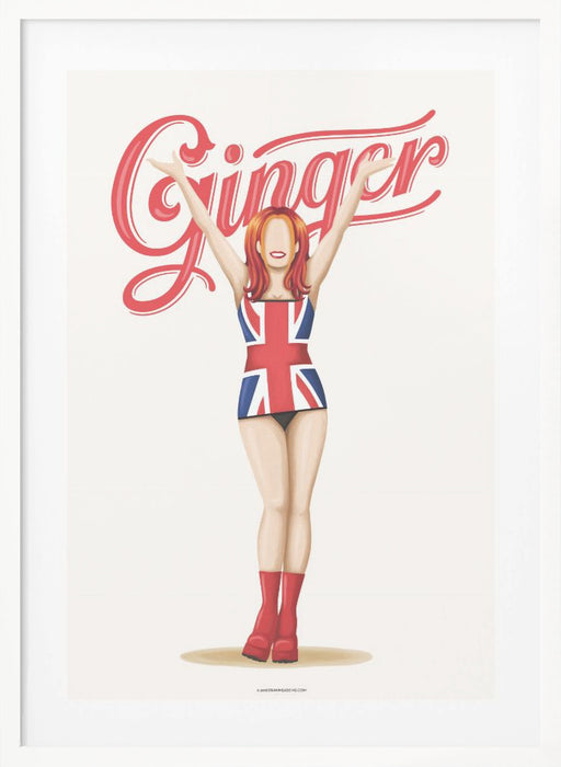 Ginger Spice Framed Art Modern Wall Decor