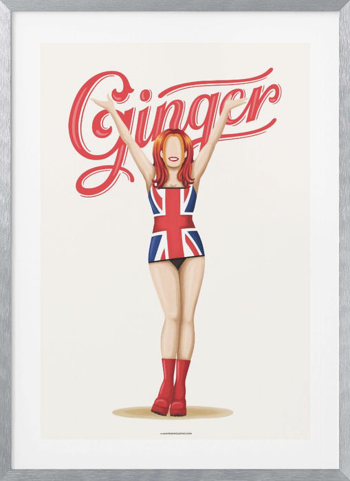 Ginger Spice Framed Art Modern Wall Decor