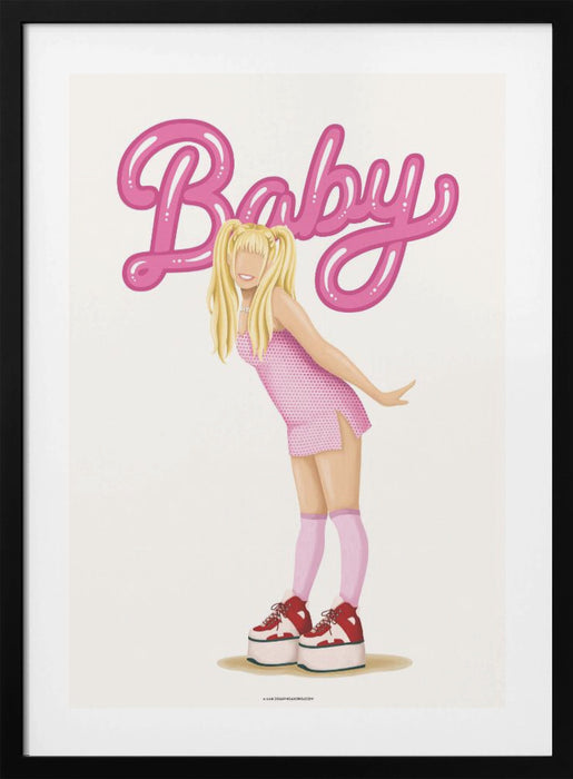 Baby Spice Framed Art Modern Wall Decor