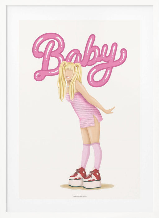 Baby Spice Framed Art Modern Wall Decor