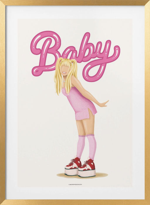 Baby Spice Framed Art Modern Wall Decor