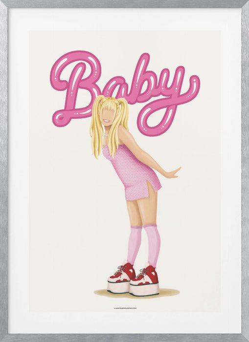 Baby Spice Framed Art Modern Wall Decor