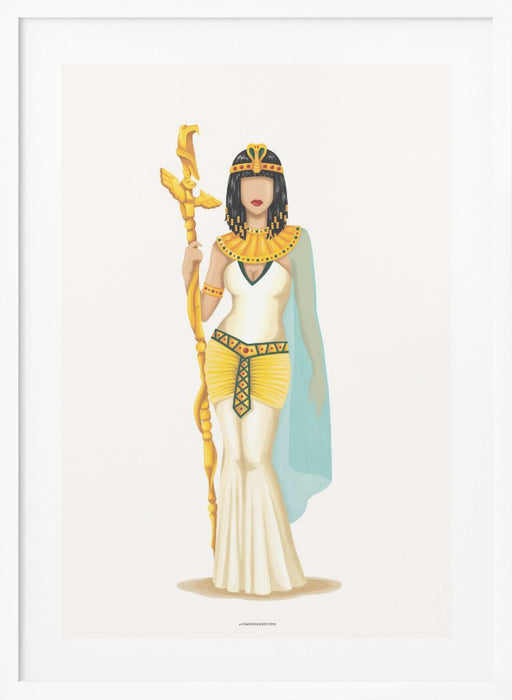 Cleopatra Framed Art Modern Wall Decor