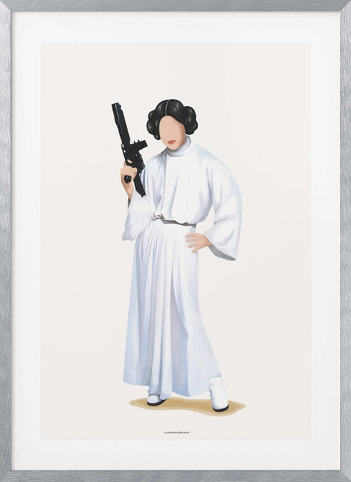 Princess Leia Framed Art Modern Wall Decor