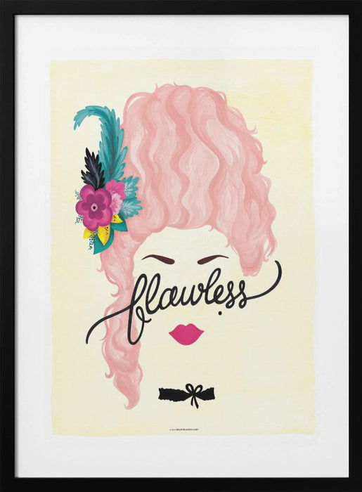 Flawless Marie Antoinette Framed Art Modern Wall Decor