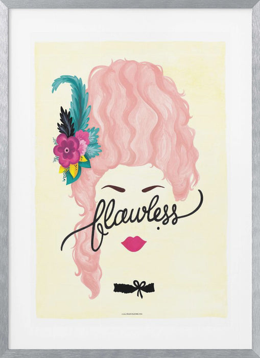 Flawless Marie Antoinette Framed Art Modern Wall Decor