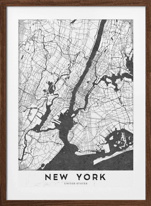 New York Framed Art Modern Wall Decor