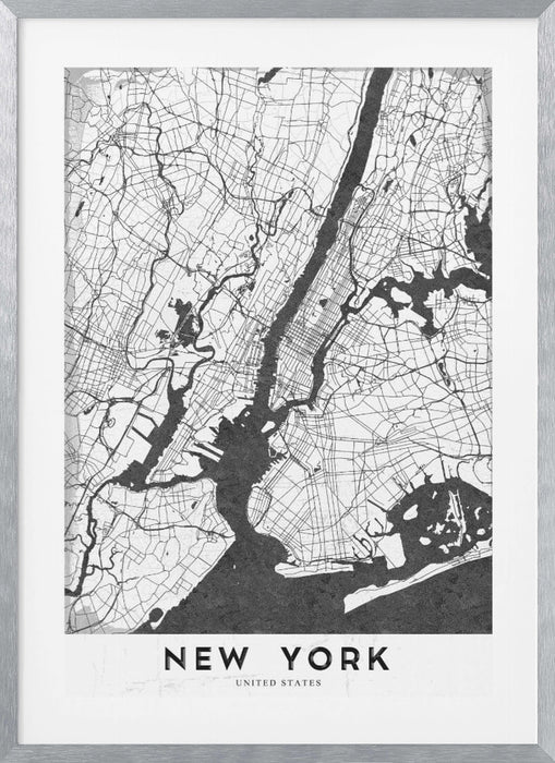 New York Framed Art Modern Wall Decor