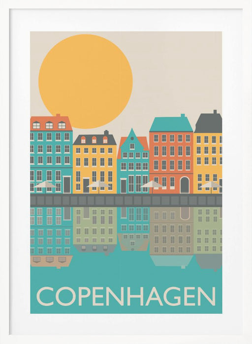 Copenhagen Framed Art Modern Wall Decor