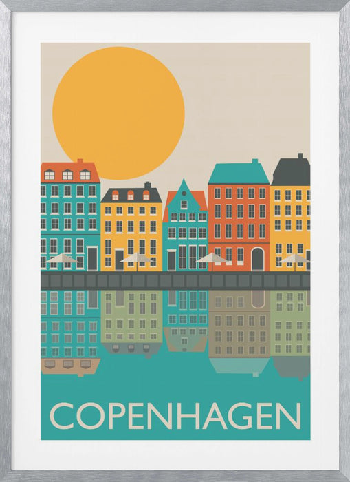 Copenhagen Framed Art Modern Wall Decor